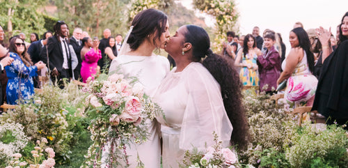 Lola and Jessica Romero's Enchanting Garden Wedding in Brentwood