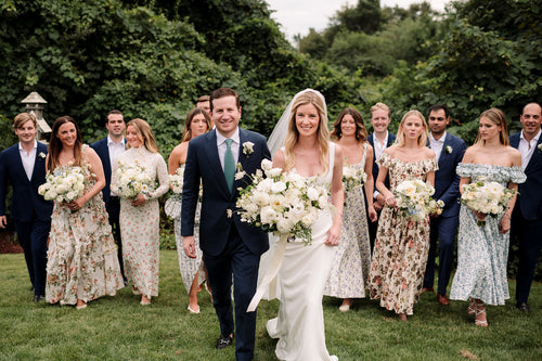 This Bride Wore Alexandra Grecco to Her Elegant Summer Wedding on Cape Cod
