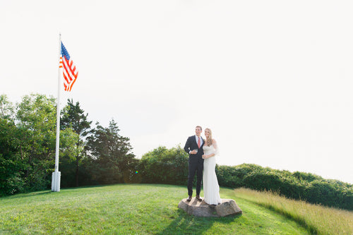 A Beautiful Backyard Summer Wedding on Cape Cod