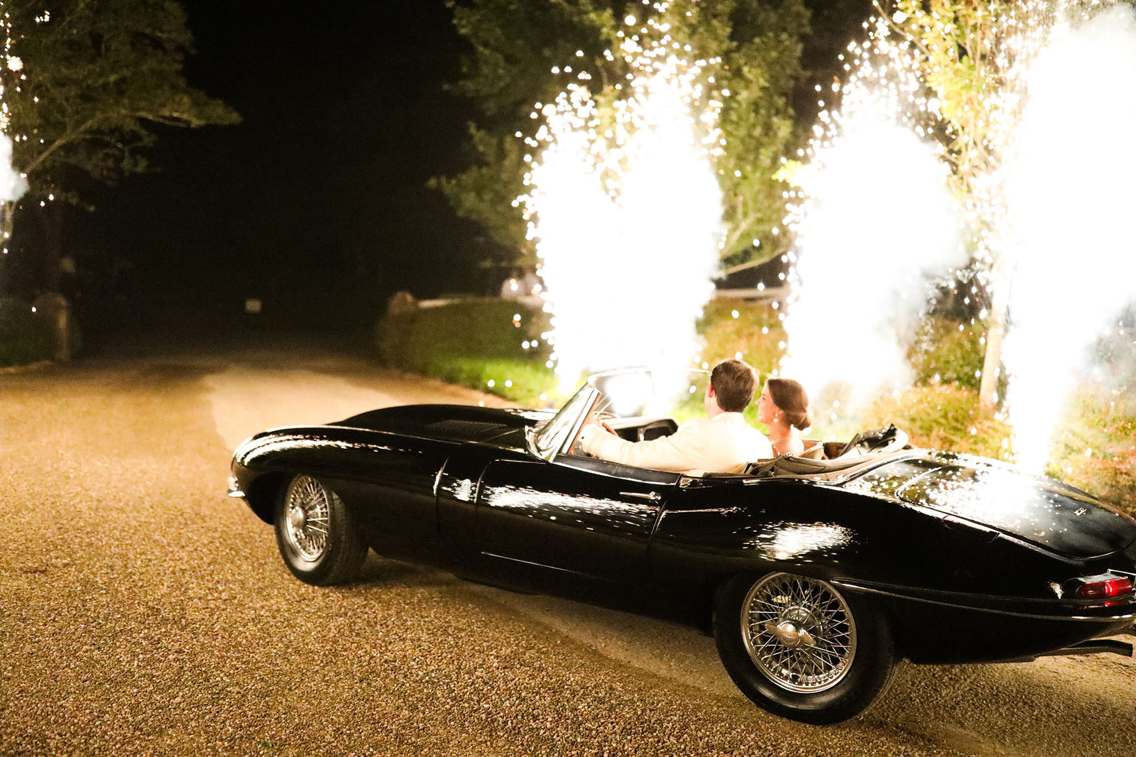 These Newlyweds Made Their Getaway in a 1964 Convertible Jaguar