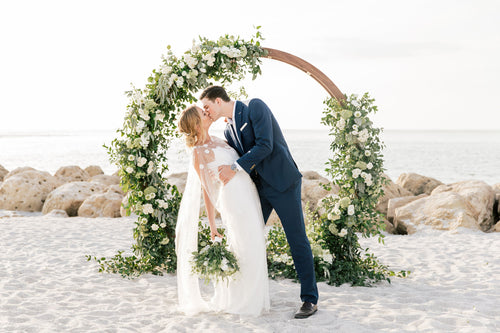 A Warm Spring Beach Wedding on Captiva Island