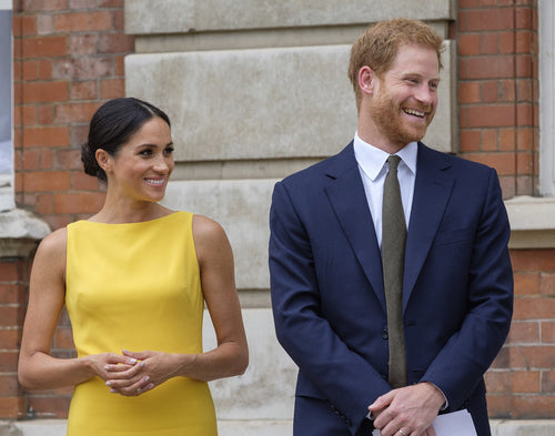 Meghan Markle Wears a Sunny Dress by Brandon Maxwell