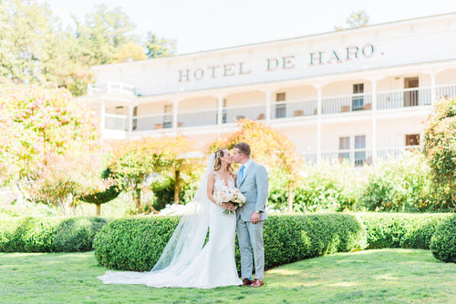 A Summer Garden Party Wedding on San Juan Island