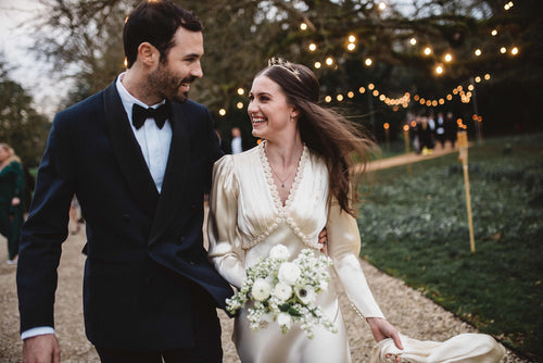 Molly Whitehall and Toby Wilkinson's Winter English Wedding in Wiltshire