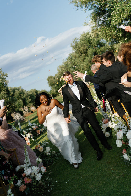 The OTM-Styled Bride Wore Vera Wang and Custom One/Of During Her Italian Wedding at Masseria Torre Maizza