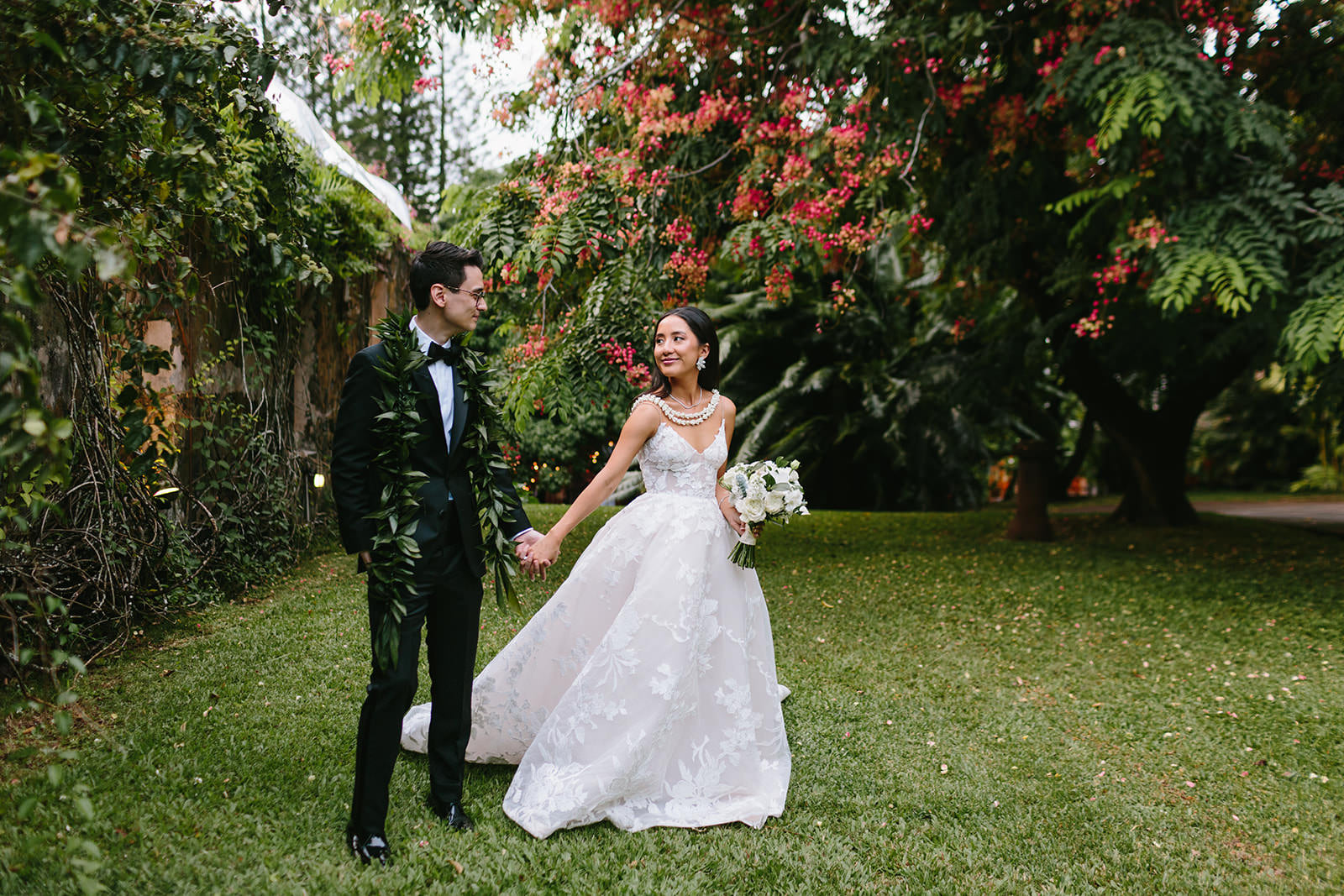Jennifer Behr Director of E-Commerce Megan Maquera's Wedding at Haiku Mill on Maui's North Shore