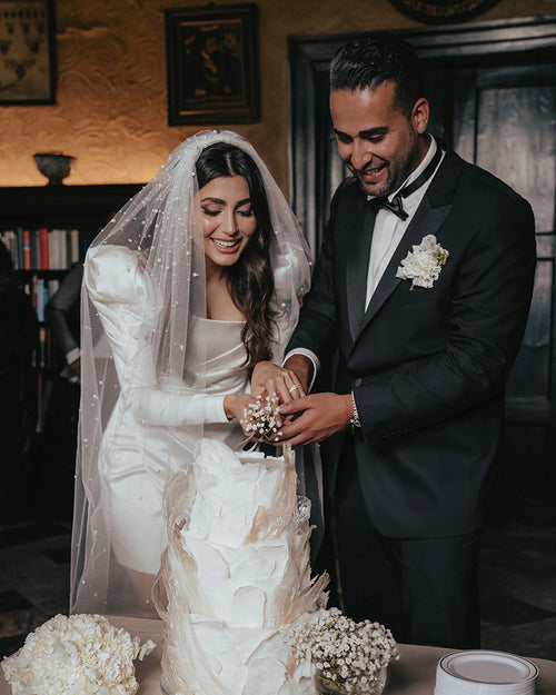 Ayda Hadi and Arash Karmikhanzand's Intimate Wedding in Hanover