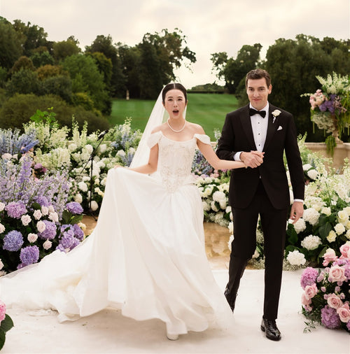 This Couple Blended Their French and Chinese Cultures During Their Wedding Weekend at an 18th-Century Château