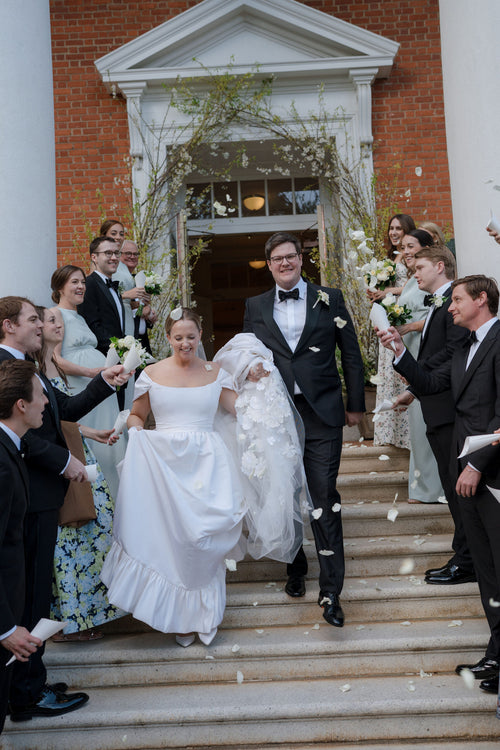 OTM Styled The Bride in Custom Markarian, One Of, and Alexandra Pijut for This Charlottesville Wedding
