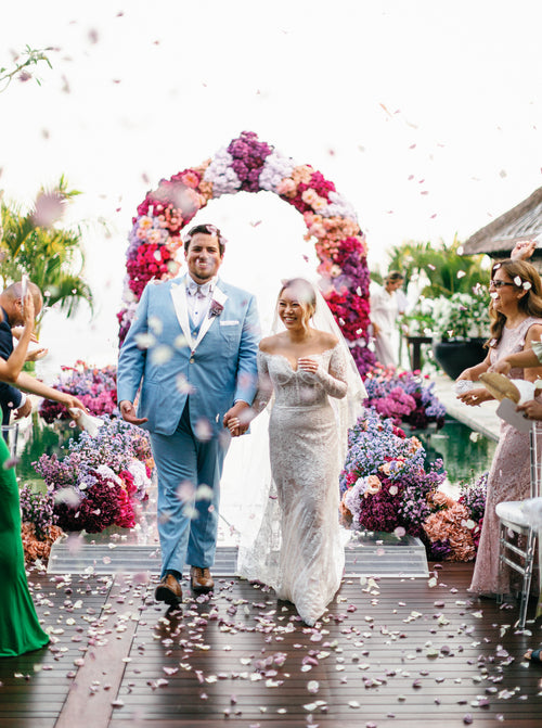 The Chanel Resort 2023 Runway Show Inspired This Bali Wedding’s Aesthetic