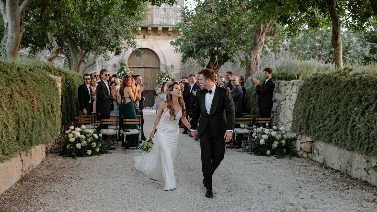 Audrey Le Strat and Matthew Hussey Danced to "Moon River" at Their Romantic Wedding in Sicily