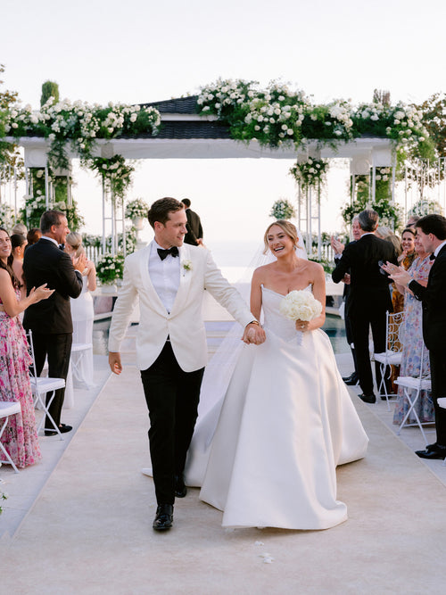 The Bride Wore Custom Chanel Haute Couture for Her Summer French Fête at Château de la Croix des Gardes