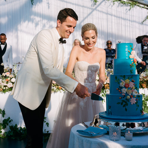 The Aesthetic for This Summer Wedding was "Amalfi Coast Meets the Country Club of Detroit"