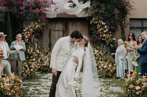This Springtime Wildflower-Filled Wedding in San Miguel de Allende Ended With a Disco Pool Party