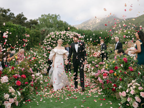 A Whimsical, Rose-Filled Summer Wedding at San Ysidro Ranch