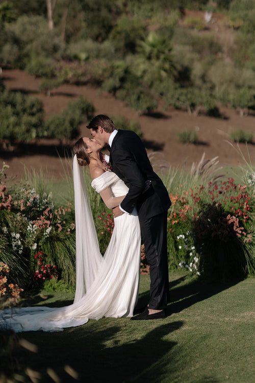 The Bride Wore Danielle Frankel for Her Moody, Coastal Wedding at Klentner Ranch