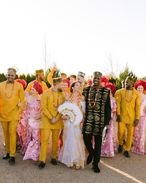This Couple Hosted Two Nights of Celebrations Honoring Nigerian and American Traditions