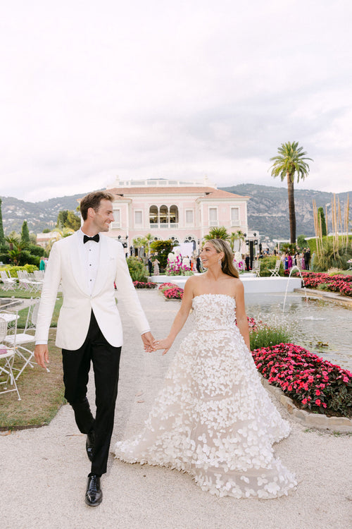 SENIA New York Co-Founder Christina Senia's Whimsical Wedding at Villa Ephrussi de Rothschild