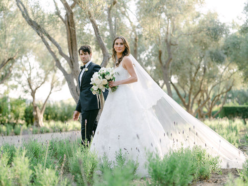 High School Sweethearts Tied The Knot in an Elegant Wedding at San Ysidro Ranch