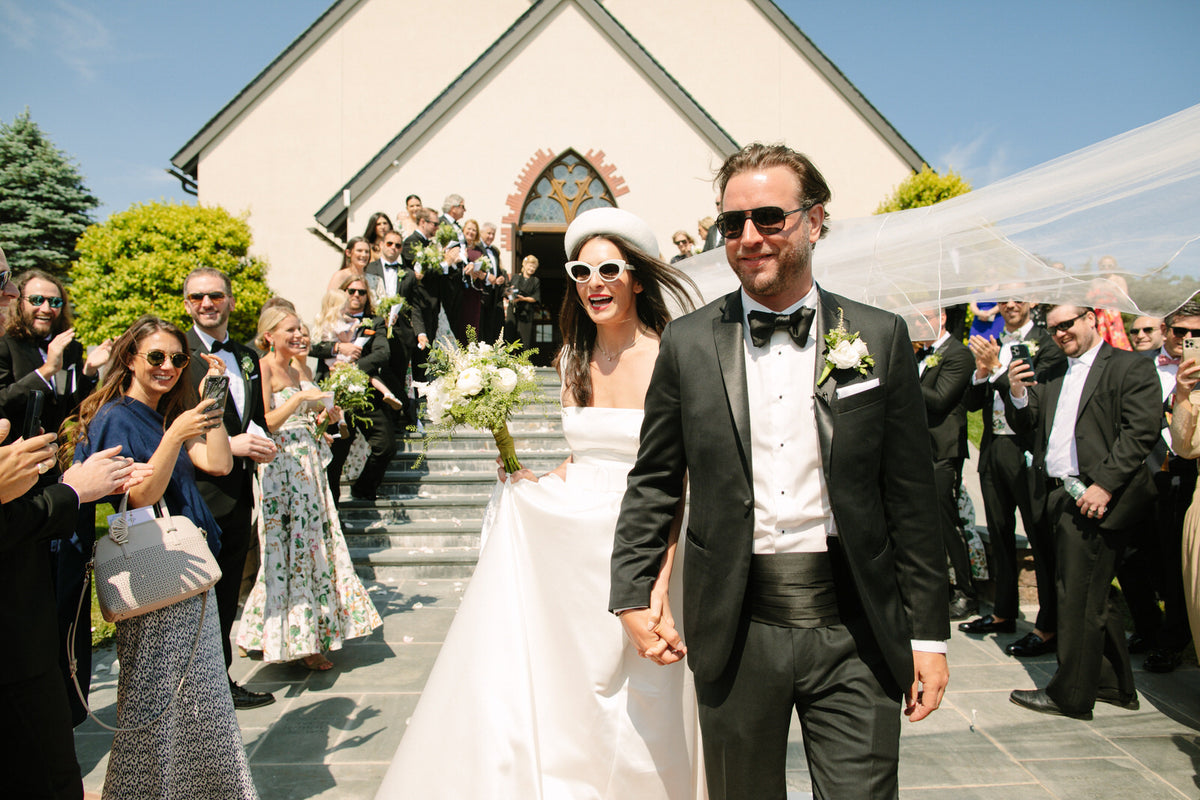 Cara Cara Head Designer Dana Greechan’s “Whimsical Wes Anderson With a Classic Twist” Wedding in Montauk