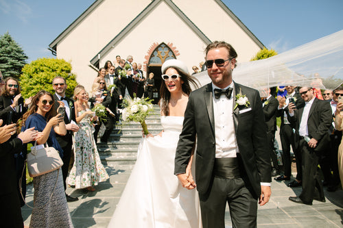 Cara Cara Head Designer Dana Greechan’s “Whimsical Wes Anderson With a Classic Twist” Wedding in Montauk