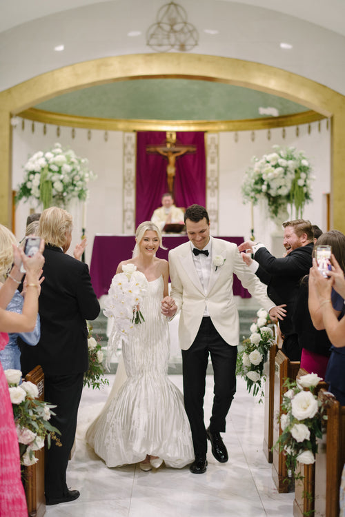 This Bride Was The First to Wear Danielle Frankel’s Luna Dress at Her Late Winter Wedding in Miami