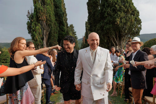 The Grooms’ Peruvian and Irish Heritages Combined Beautifully During Their Wedding in Italy