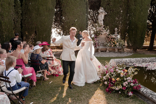 After Proposing to Each Other, This Couple Celebrated Their Wedding in Italy By Offering Guests Tattoos