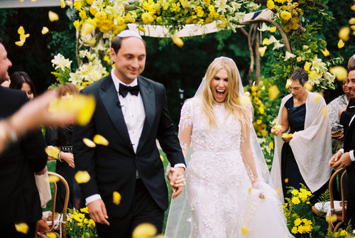 The Bride Wore Reem Acra and Custom One/Of to Her Autumnal Wedding in The Berkshires