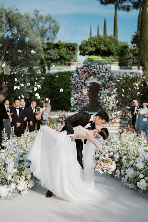 A Couple’s Paris Engagement Inspired Their Ethereal Spring Wedding in The South of France