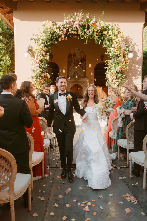 The Bride Wore Reem Acra, Monvieve, and Emilia Wickstead During Her Destination Wedding in San Miguel de Allende