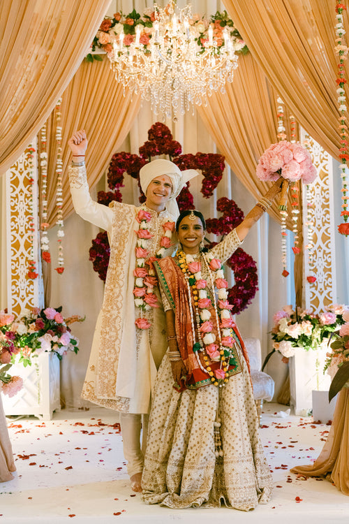 This Couple Had Christian and Gujarati Hindu Ceremonies During Their Wedding Week in Chicago and Lake Geneva