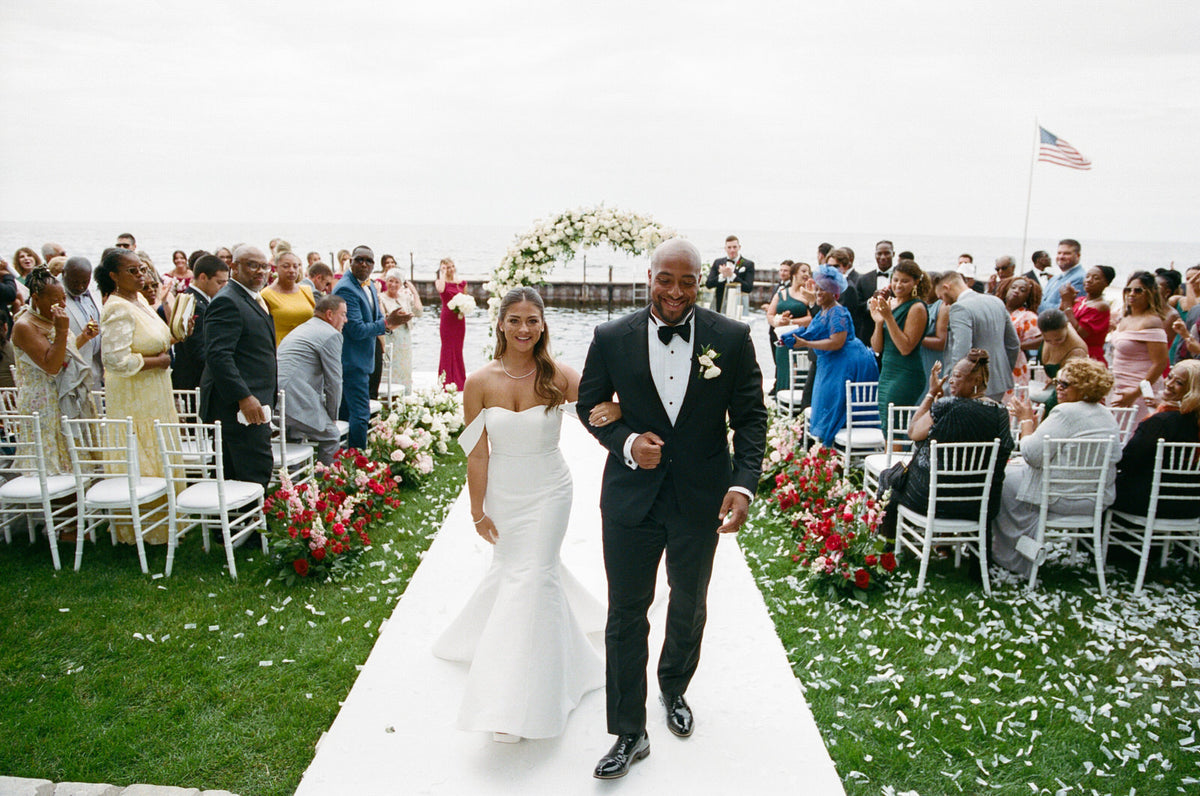 Green Bay Packers Running Back AJ Dillon and Gabrielle Toonen's Glamorous Wedding in Door County, Wisconsin