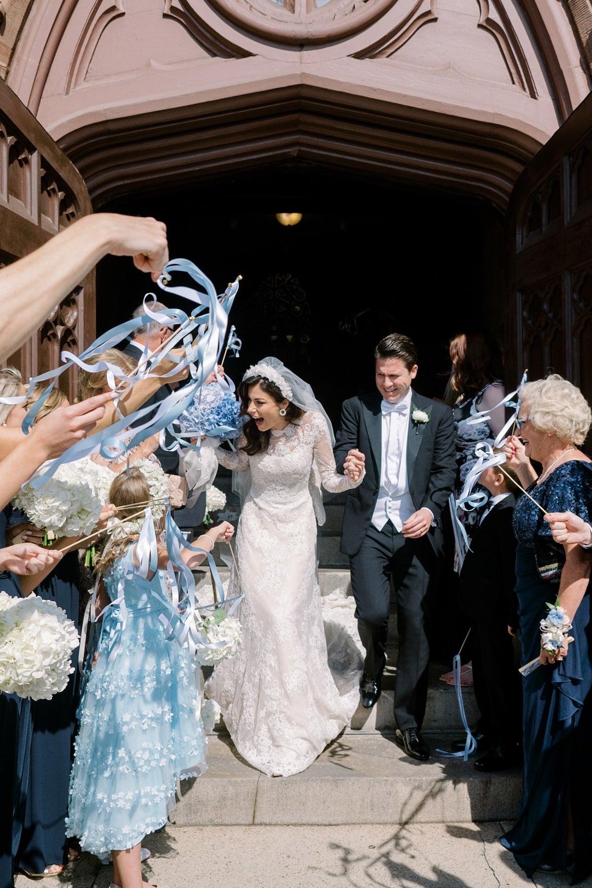 Years After Sparks Flew on "The Perfect Date," This Couple Exchanged Vows in Newport