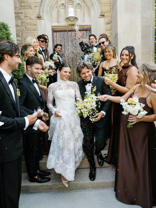 The Bride Envisioned an Intimate Dinner Party for This Italian-Inspired Detroit Wedding