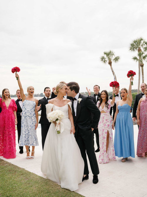 A Tropical Black-Tie Winter Wedding at Pelican Club