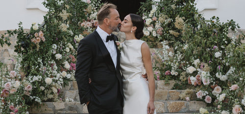 The OTM-Styled Bride Wore Danielle Frankel Down The Aisle at Her Wedding in San José del Cabo