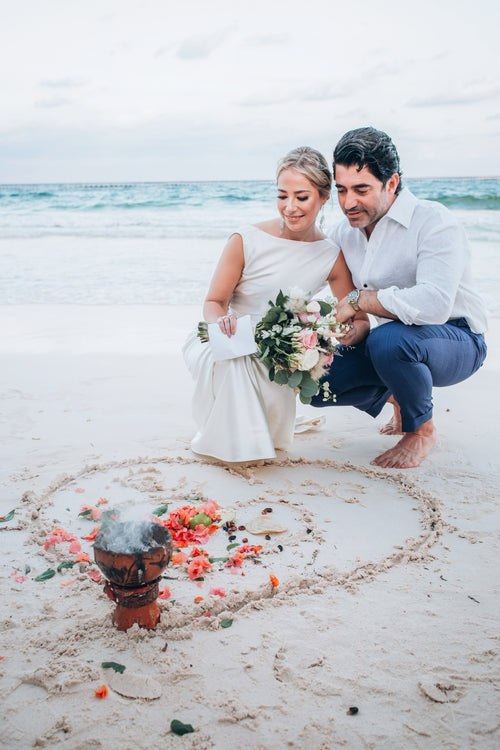Joie DiGiovanni, Namesake Jewelry Brand Founder, Had a Spiritual Oceanside Wedding Ceremony in Tulum
