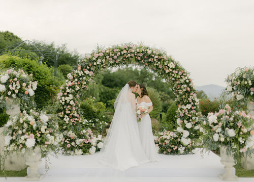 The Brides First Had a Civil Ceremony at the Same Town Hall Where Mick and Bianca Jagger Wed Before Their Larger Ceremony in St. Tropez