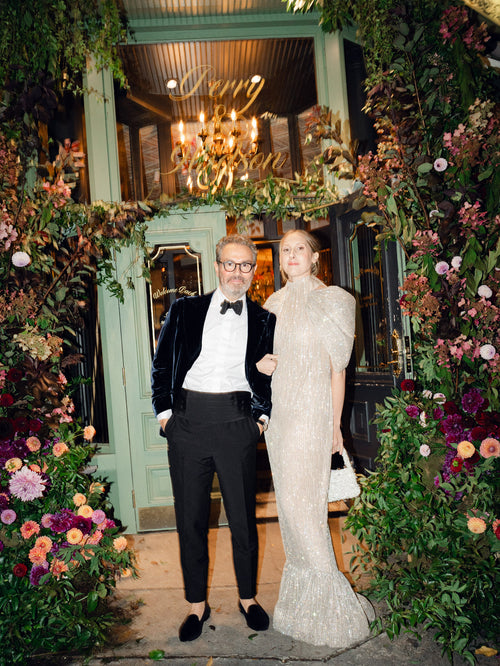 POPUPFLORIST Founder Kelsie Hayes Wed Wolf & Badger Chief Revenue Officer Justin Fine at Their East Village Home