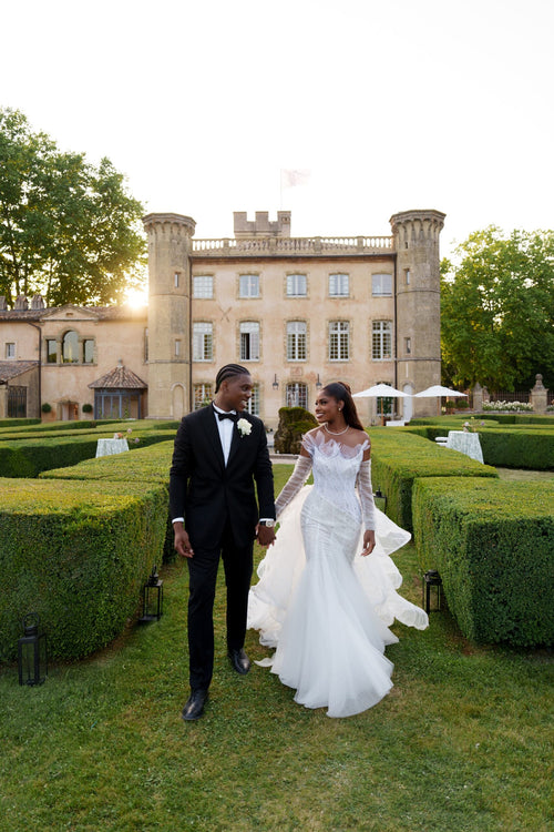 Kene and Ugo Okonkwo’s Timeless Destination Wedding in Provence Concluded With Dazzling Fireworks