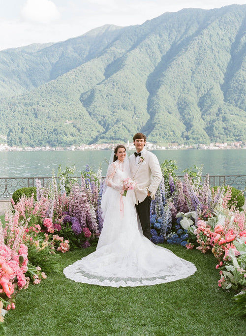 A Fabulous Flower-Filled Multi-Day Destination Wedding in Lake Como