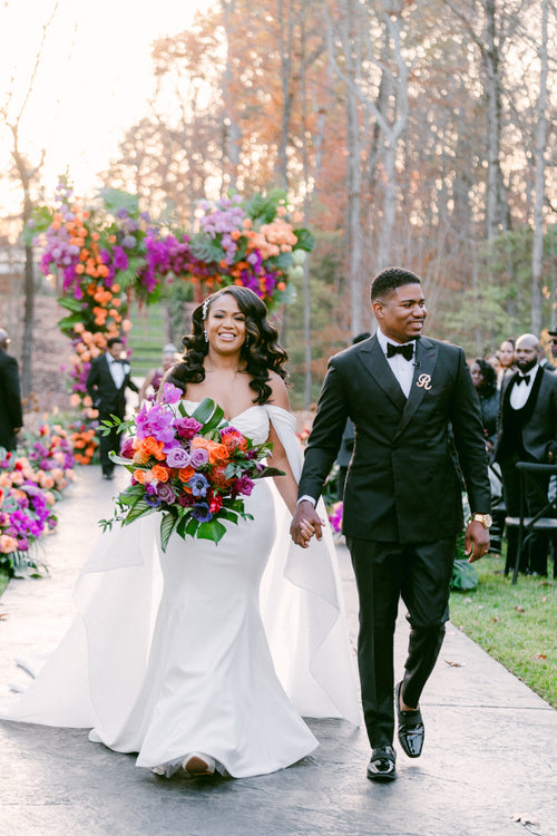 This Couple Brought Touches of The Caribbean Islands to Their Virginia Wedding