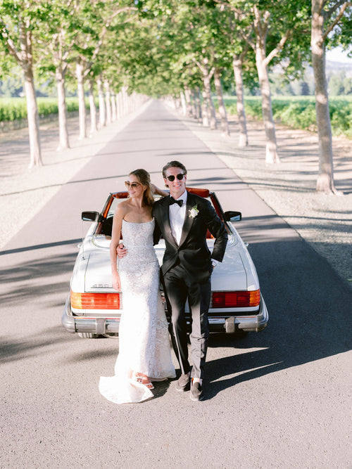A Summer Garden Party Wedding With Southern Touches in The Napa Valley