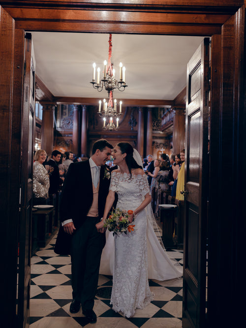 “A Party Henry VIII Would Be Jealous Of” Drove The Aesthetic Vision For This Wedding at Hampton Court Palace