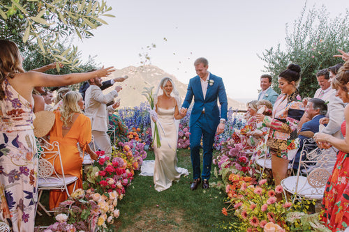 A Summer Alfresco Wedding in Ravello Was Followed by a "Rancho Glam" Reception in Texas