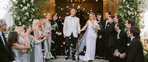 The Bride Wore Three Custom Looks by Brock Collection's Laura Vassar to Her Wedding in Southampton