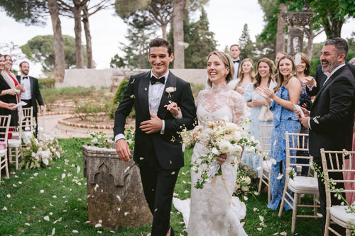 A Joyous Destination Wedding with Plenty of Pasta, Wine, Espresso Martinis, and Fireworks at Villa Cimbrone