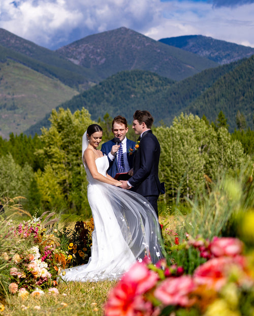 A "Classic With a Touch of Western" Mountainside Wedding at Green Valley Ranch in Montana