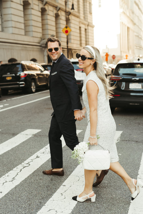 Macey Hall Was The First-Ever Bride to Wear Alexandra Pijut's Delphine Dress to Her NYC Wedding